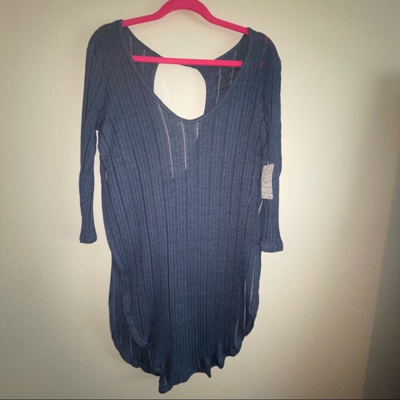 Free People Blue Top / Coverup! - Picture 4 of 10